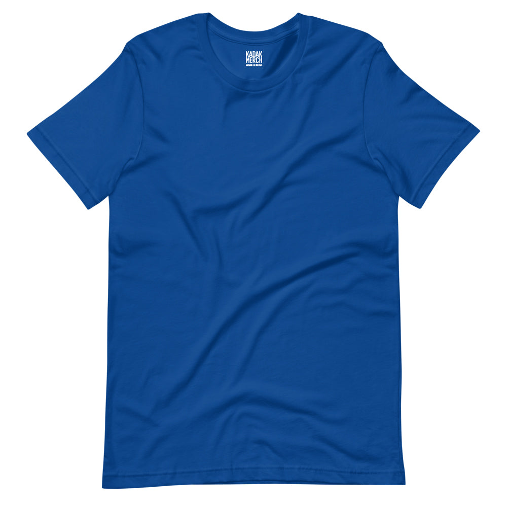 100% Cotton Basics T-Shirt - Royal Blue