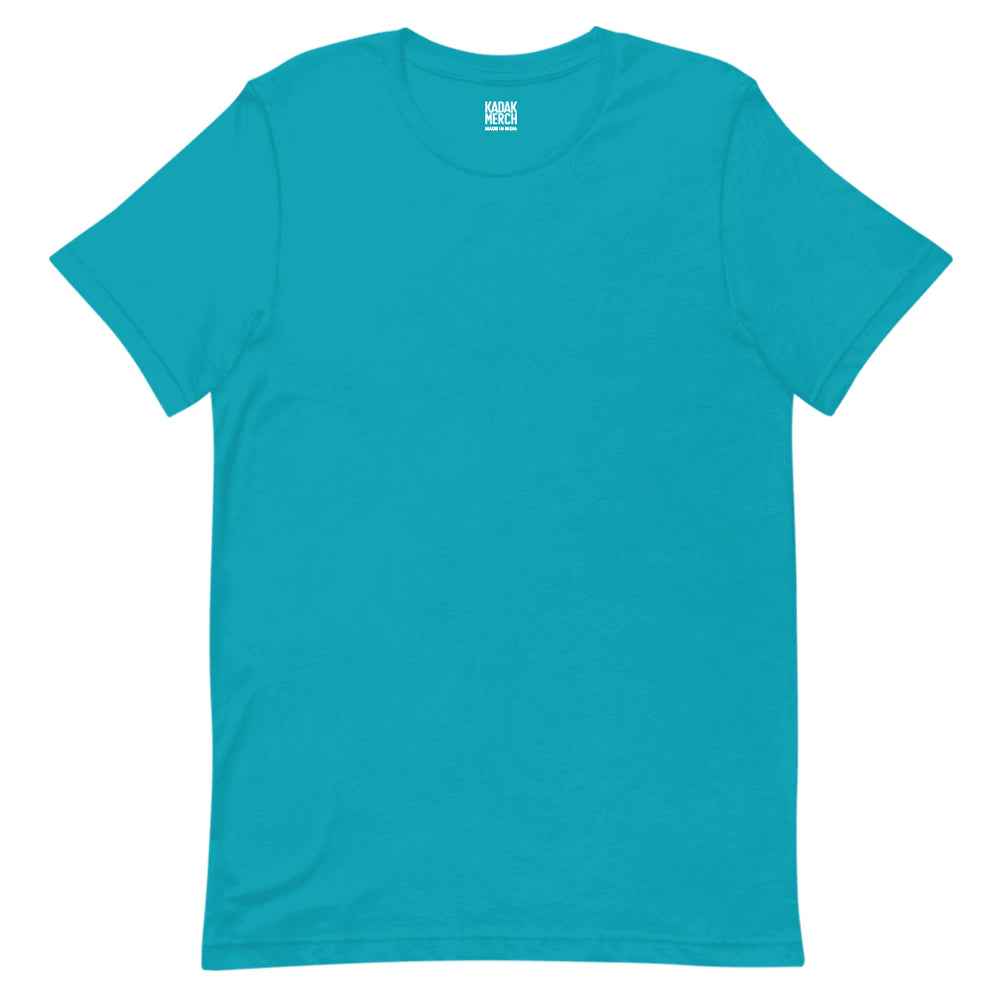 100% Cotton Basics T-Shirt - Teal Blue