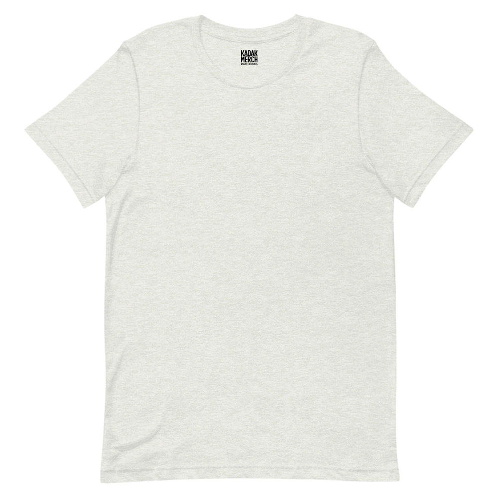 100% Cotton Basics T-Shirt - White Heather