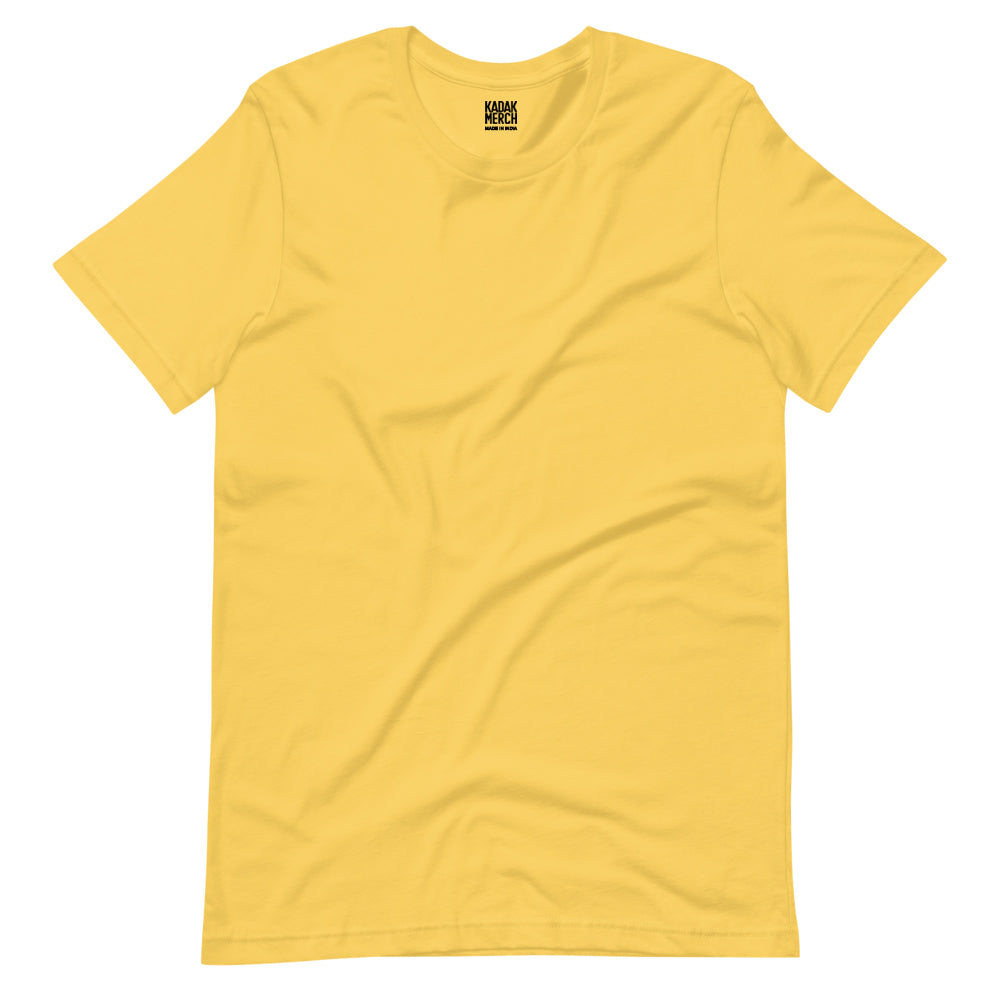 100% Cotton Basics T-Shirt - Yellow