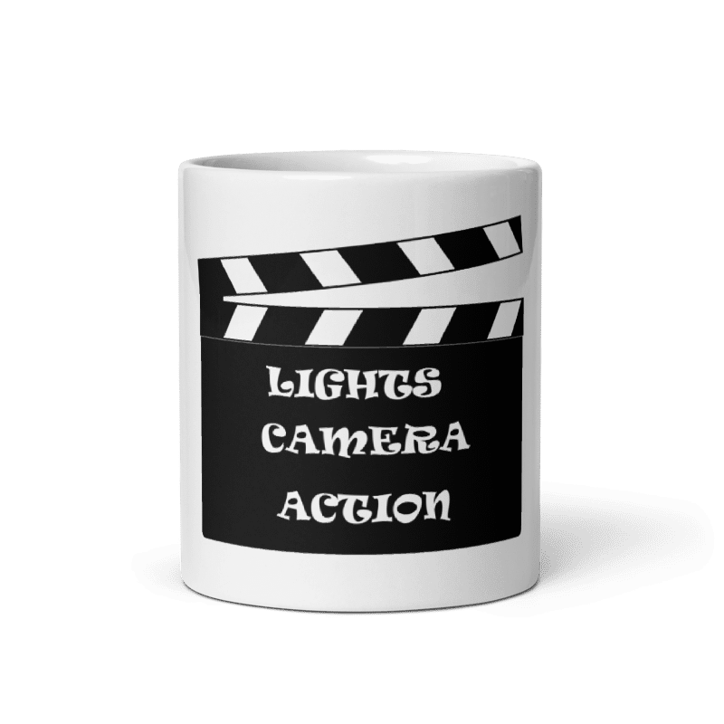 Lights Camera Action Mug