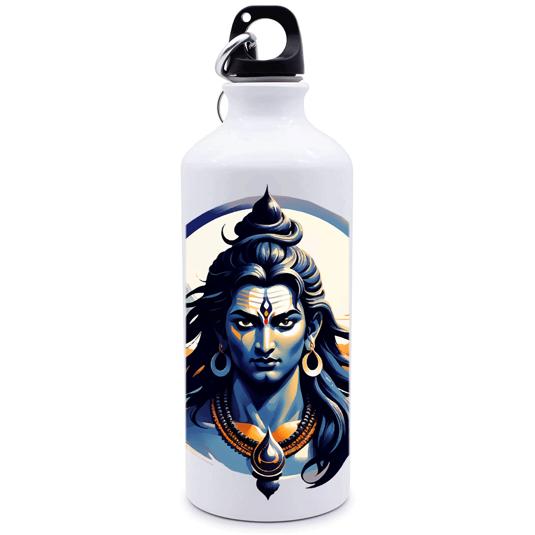 Lord Shiva Monochrome Bottle