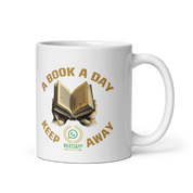 Book a Day Keeps Whatsapp University Away Mug