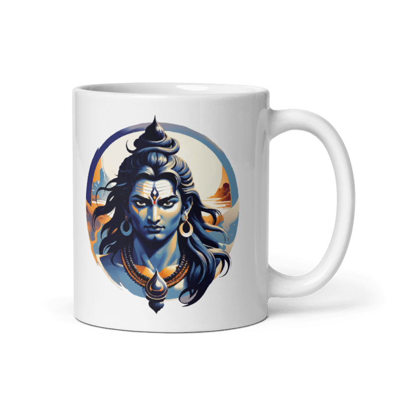 Lord Shiva Monochrome Mug