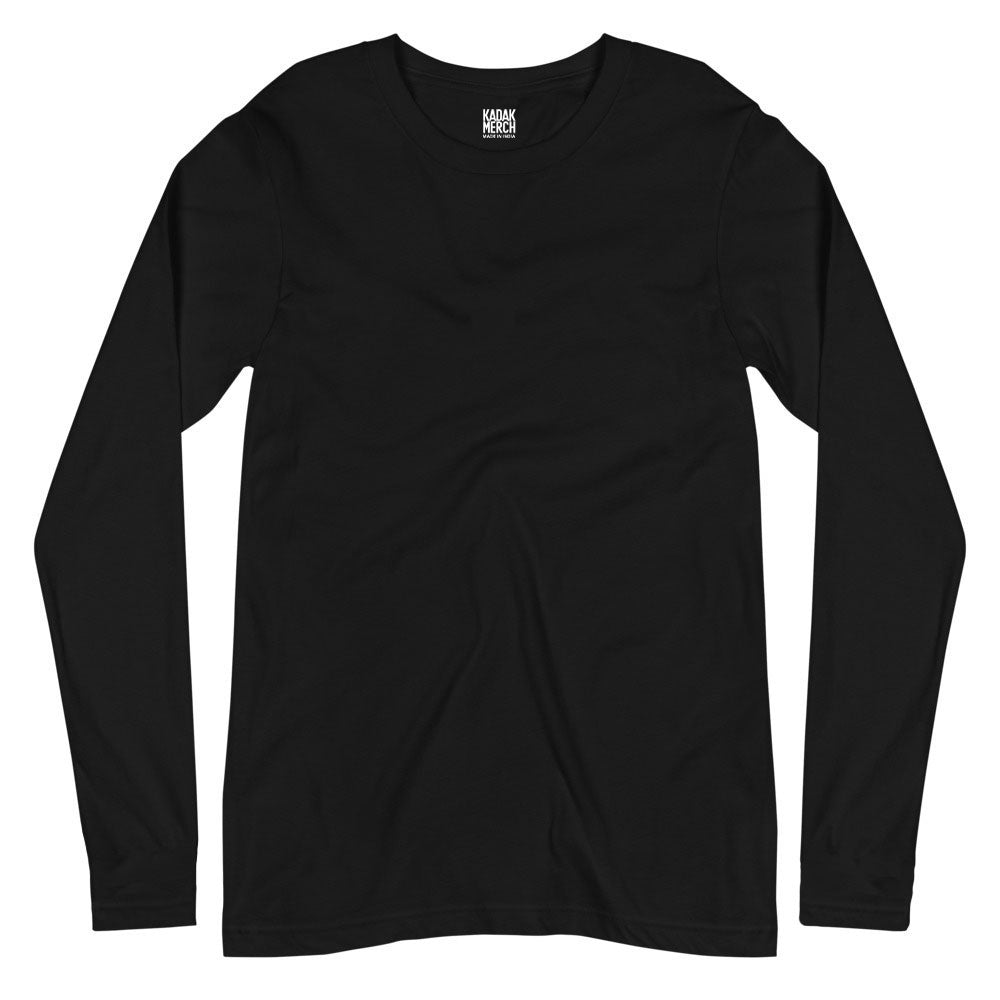 100% Cotton Basics Full Sleeves T-Shirt - Black