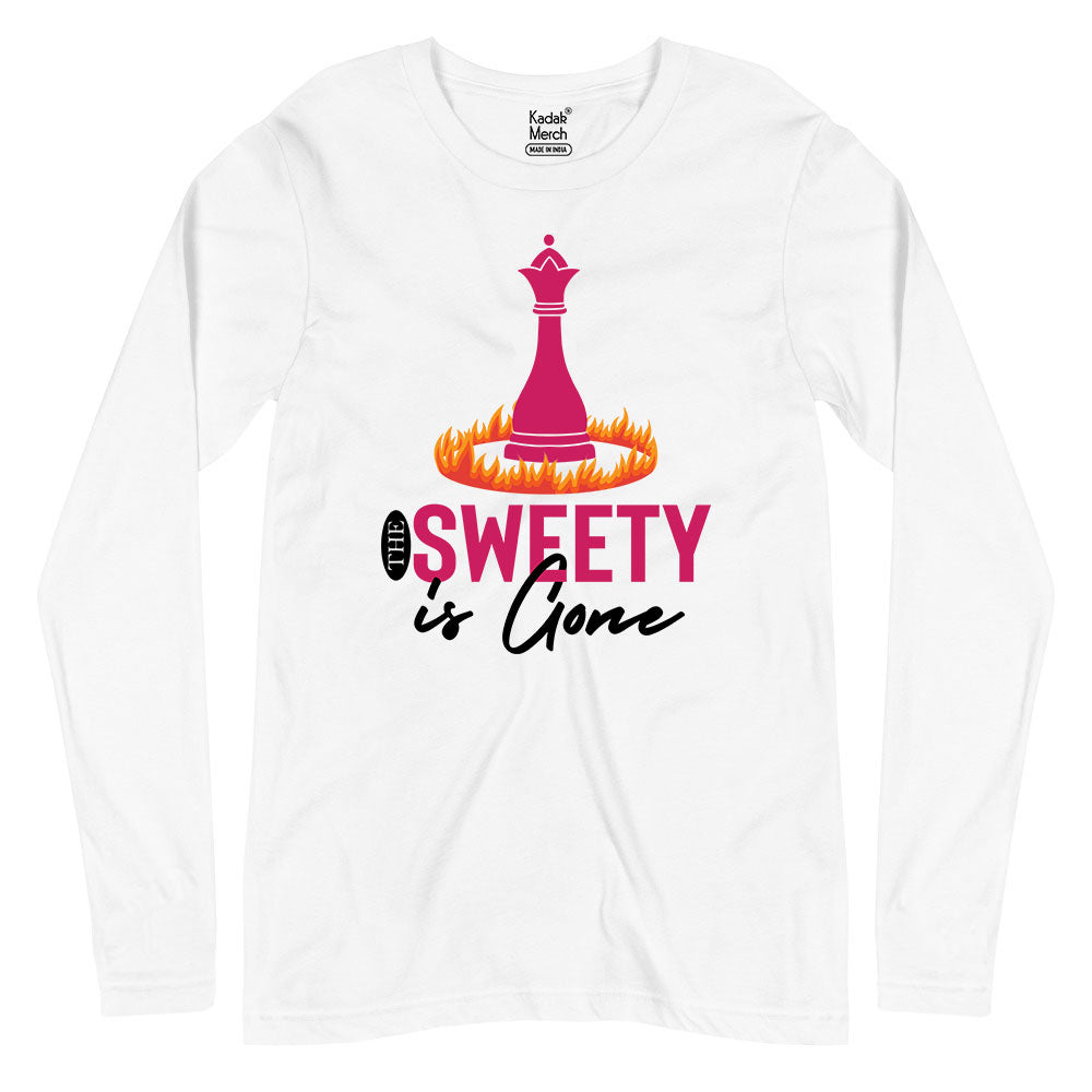 The Sweety is Gone on Fire Full Sleeves T-Shirt