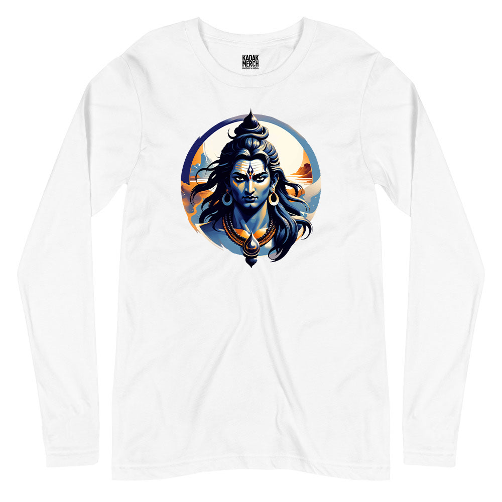 Lord Shiva Monochrome Full Sleeves T-Shirt