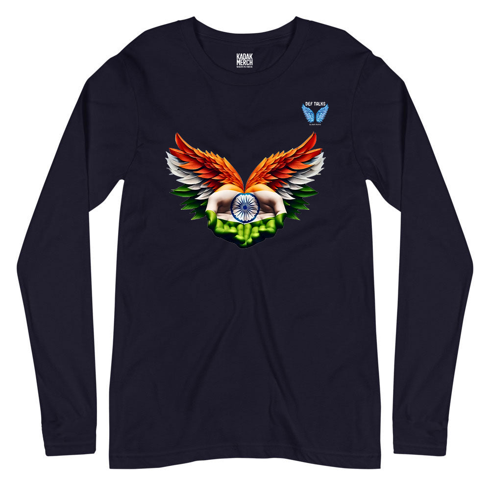 Independence Day Tribute Full Sleeves T-Shirt