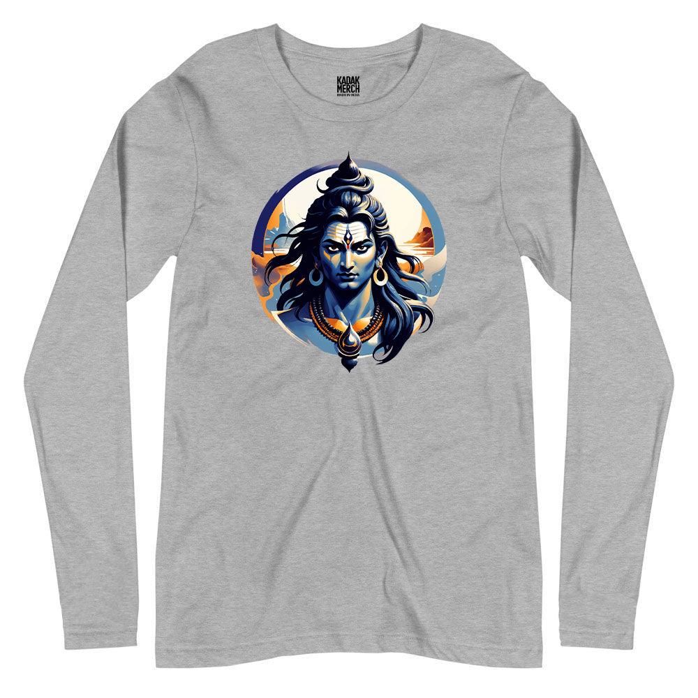 Lord Shiva Monochrome Full Sleeves T-Shirt