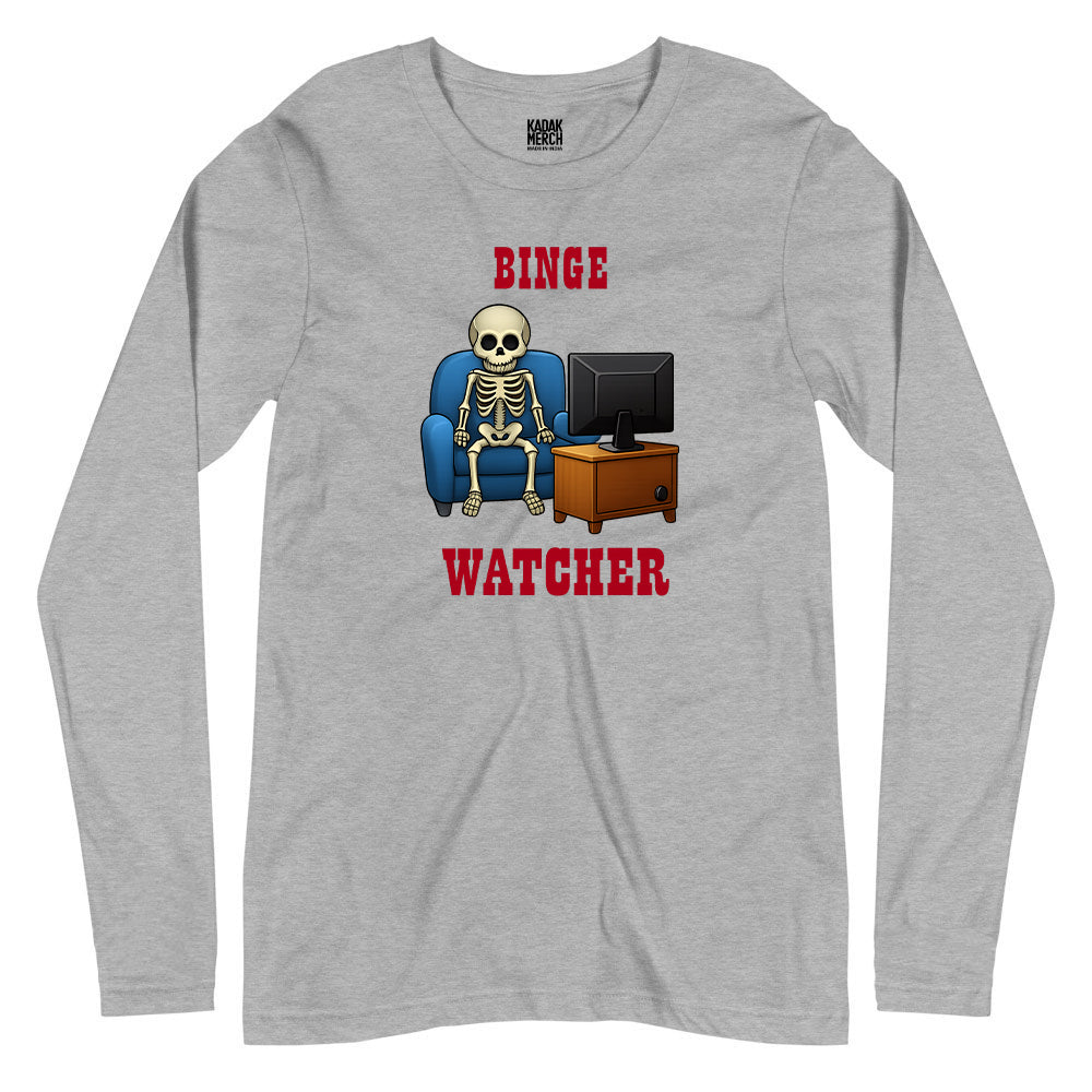 Binge Watcher Full Sleeves T-Shirt