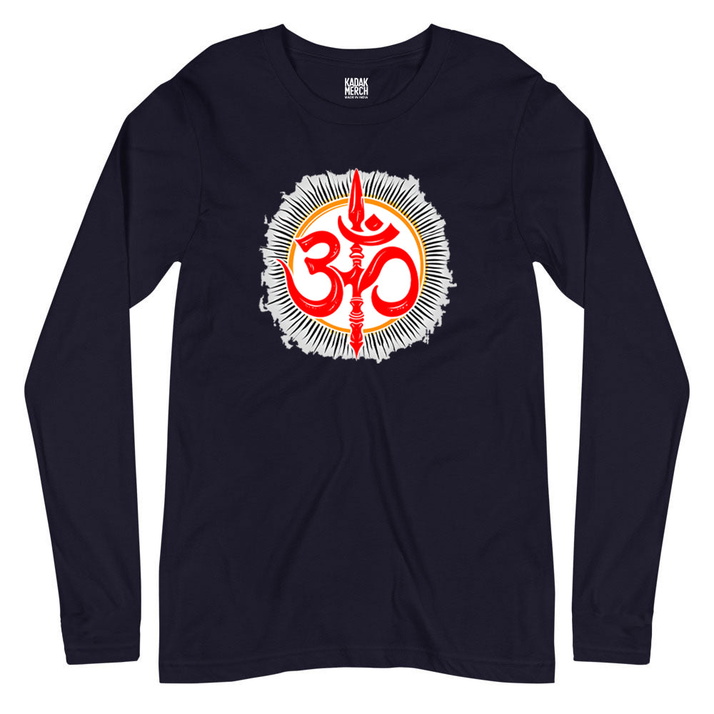 Watercolor Om Full Sleeves T-Shirt