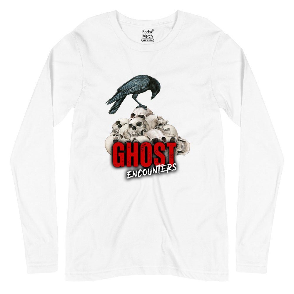 Ghost Encounters Halloween Full Sleeves T-Shirt