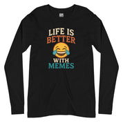 Life is Better with Memes Full Sleeves T-Shirt