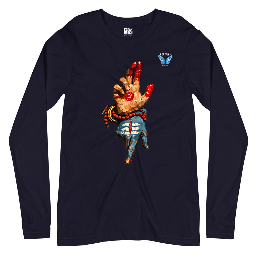 Shiva Mudra Full Sleeves T-Shirt