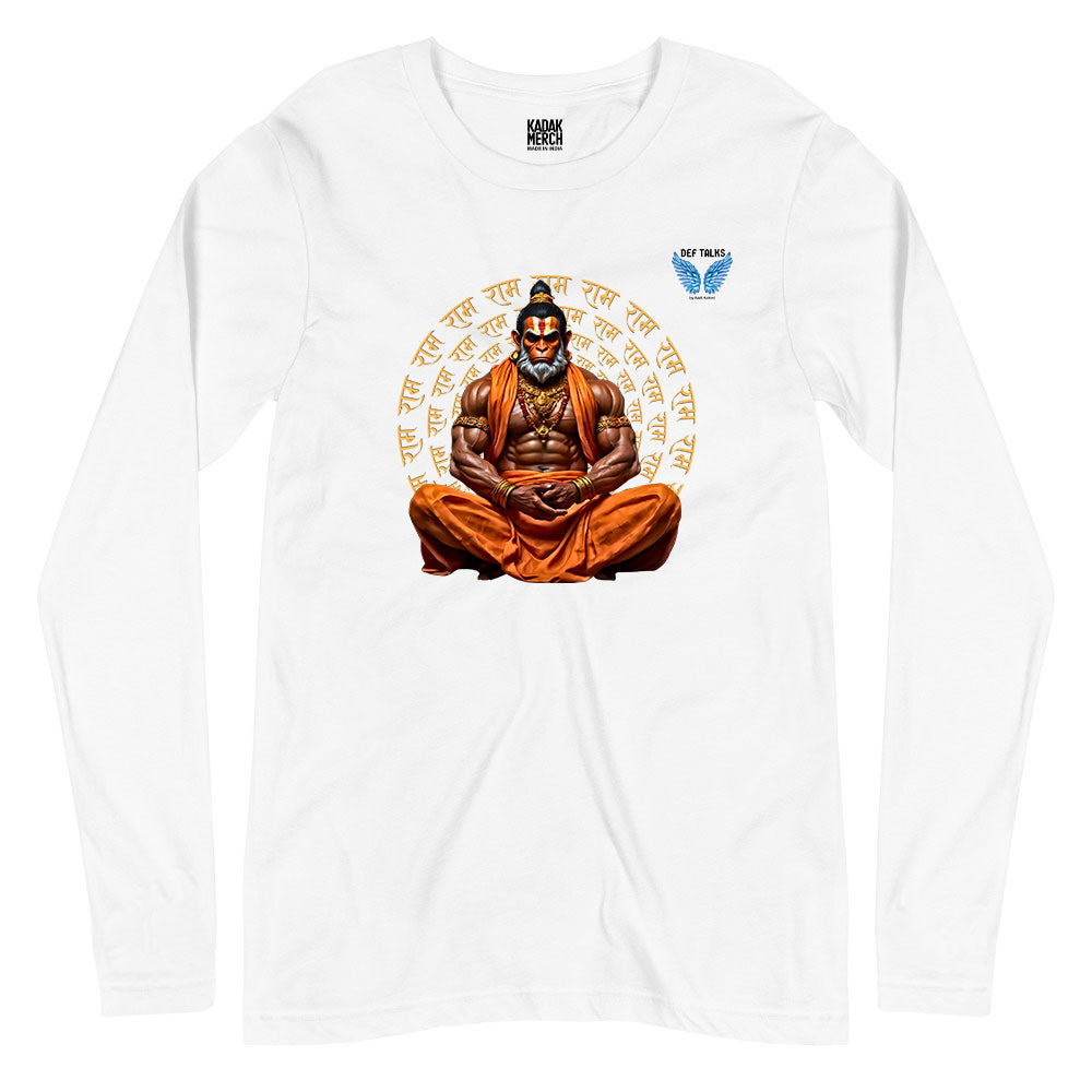 Chanting Hanuman Full Sleeves T-Shirt