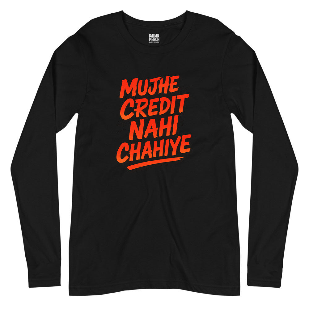 Credit Full Sleeves T-Shirt