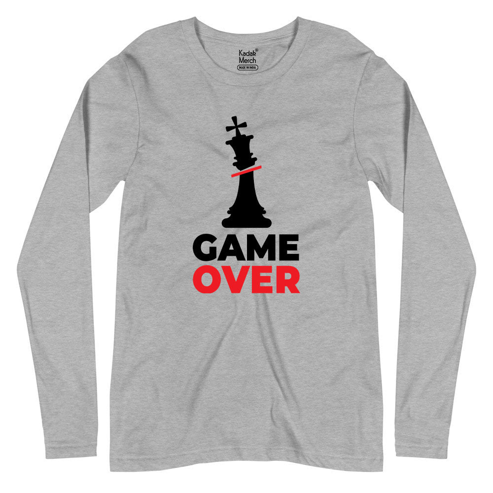 Chess Game Over Full Sleeves T-Shirt