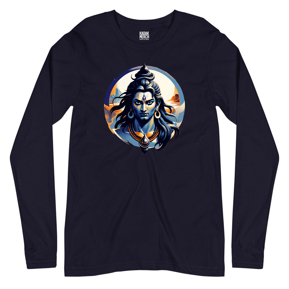 Lord Shiva Monochrome Full Sleeves T-Shirt