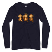 3 Musical Monkeys Full Sleeves T-Shirt