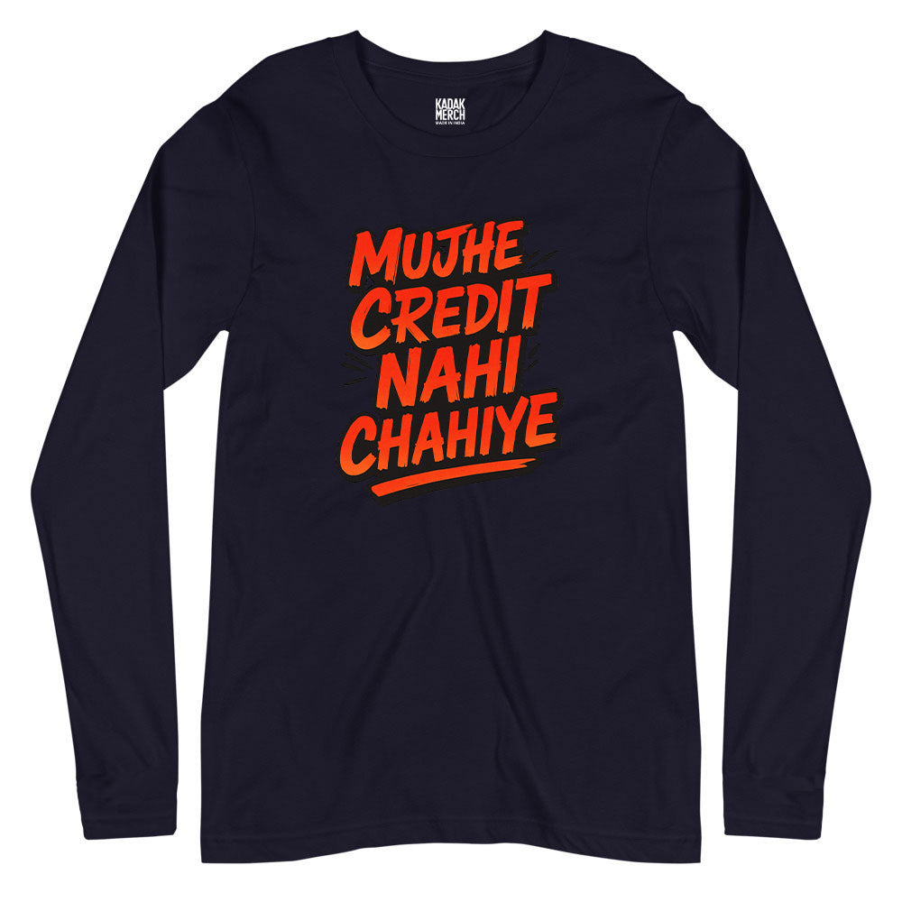 Credit Full Sleeves T-Shirt