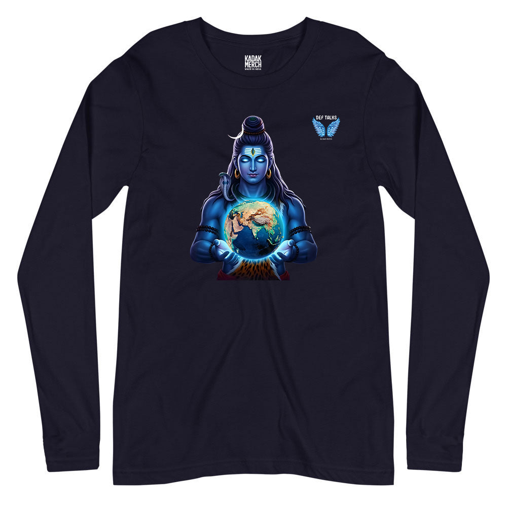 Ethereal Shiva Full Sleeves T-Shirt