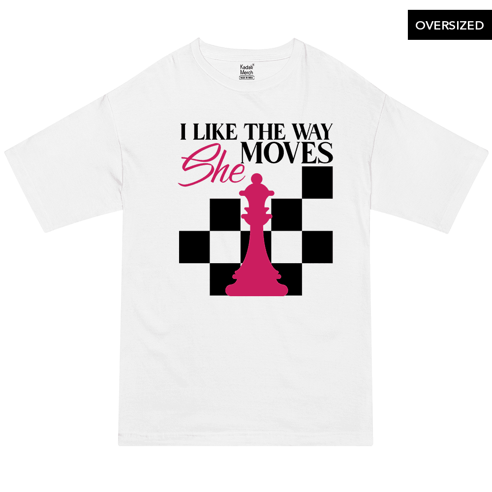 I Like The Way She Moves Oversized T-Shirt Xs / White T-Shirts