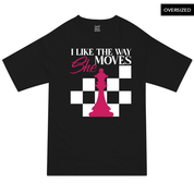 I Like The Way She Moves Oversized T-Shirt Xs / Black T-Shirts