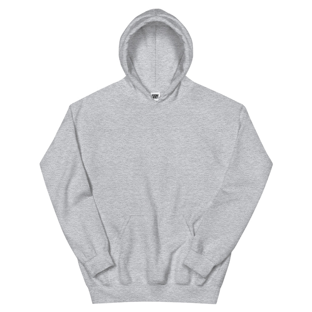 100% Cotton Basics Hoodie - Heather Grey