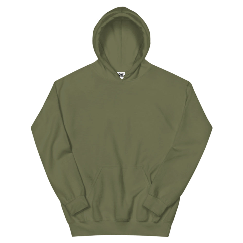 100% Cotton Basics Hoodie - Olive Green