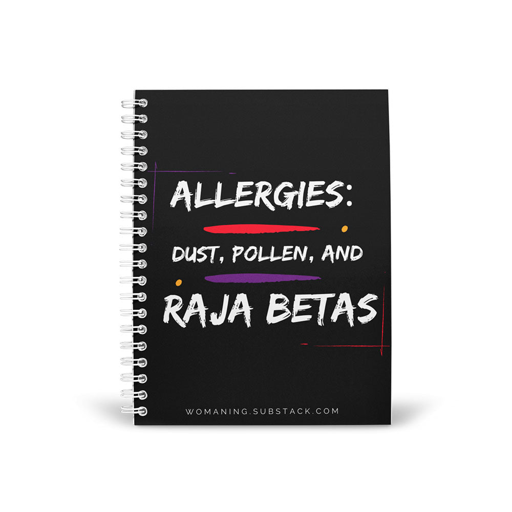 Allergies Raja Betas Notebook