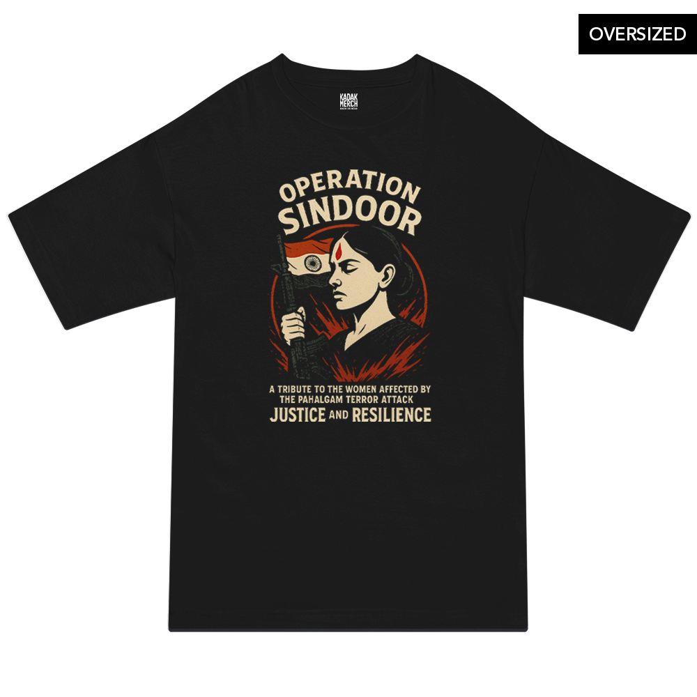 Operation Sindoor - Tribute Oversized T-Shirt
