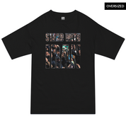 I Stand With Iran Oversized T-Shirt S / Black Oversized T-Shirts