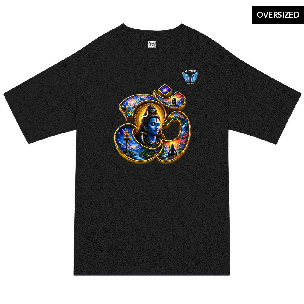Omverse Oversized T-Shirt - S / Black - Oversized T-Shirts