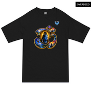 Omverse Oversized T-Shirt - S / Black - Oversized T-Shirts