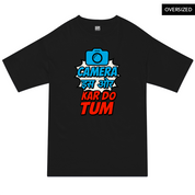 Camera Kardo Oversized T-Shirt S / Black Oversized T-Shirts