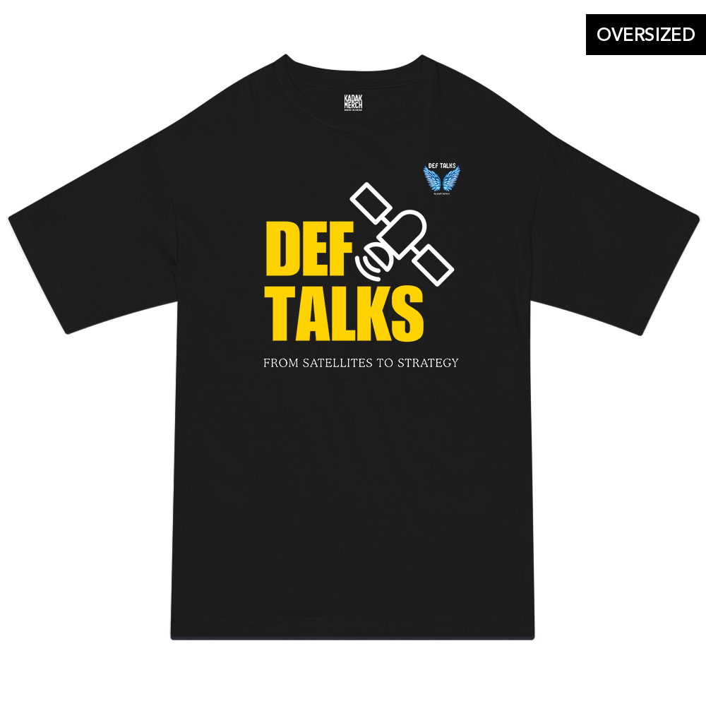 From Satellites to Strategy Oversized T Shirt S / Black Oversized T Shirts