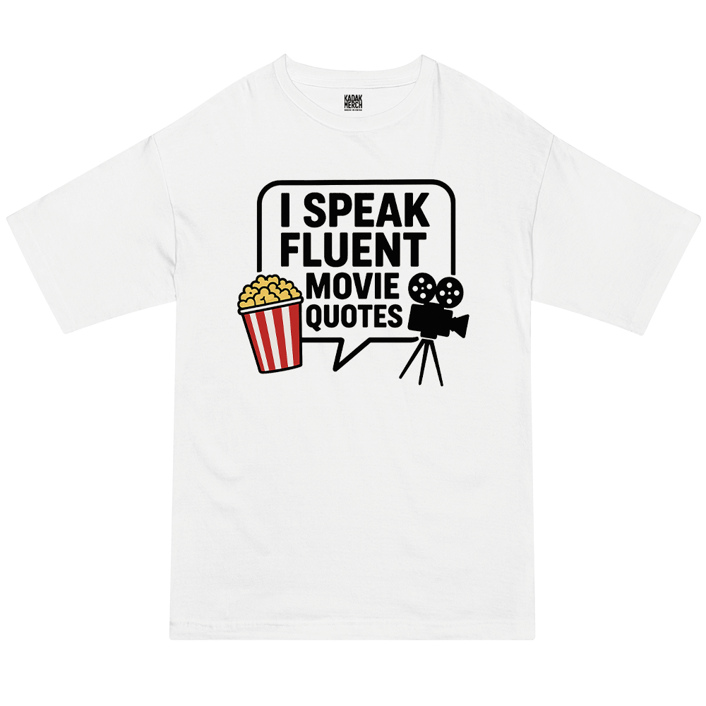 I Speak Fluent Movie Quotes Oversized T-Shirt