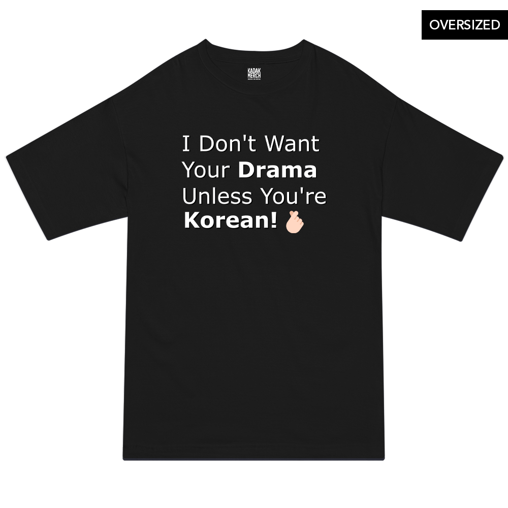 Korean Drama Oversized T-Shirt