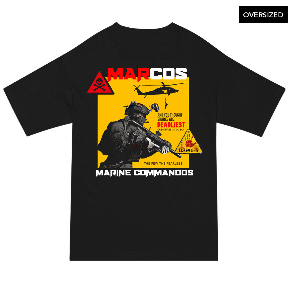 Marcos The Deadliest Creatures In The Ocean Oversized T-Shirt T-Shirts