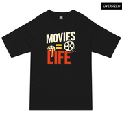 Movies=Life Oversized T Shirt S / Black Oversized T Shirts