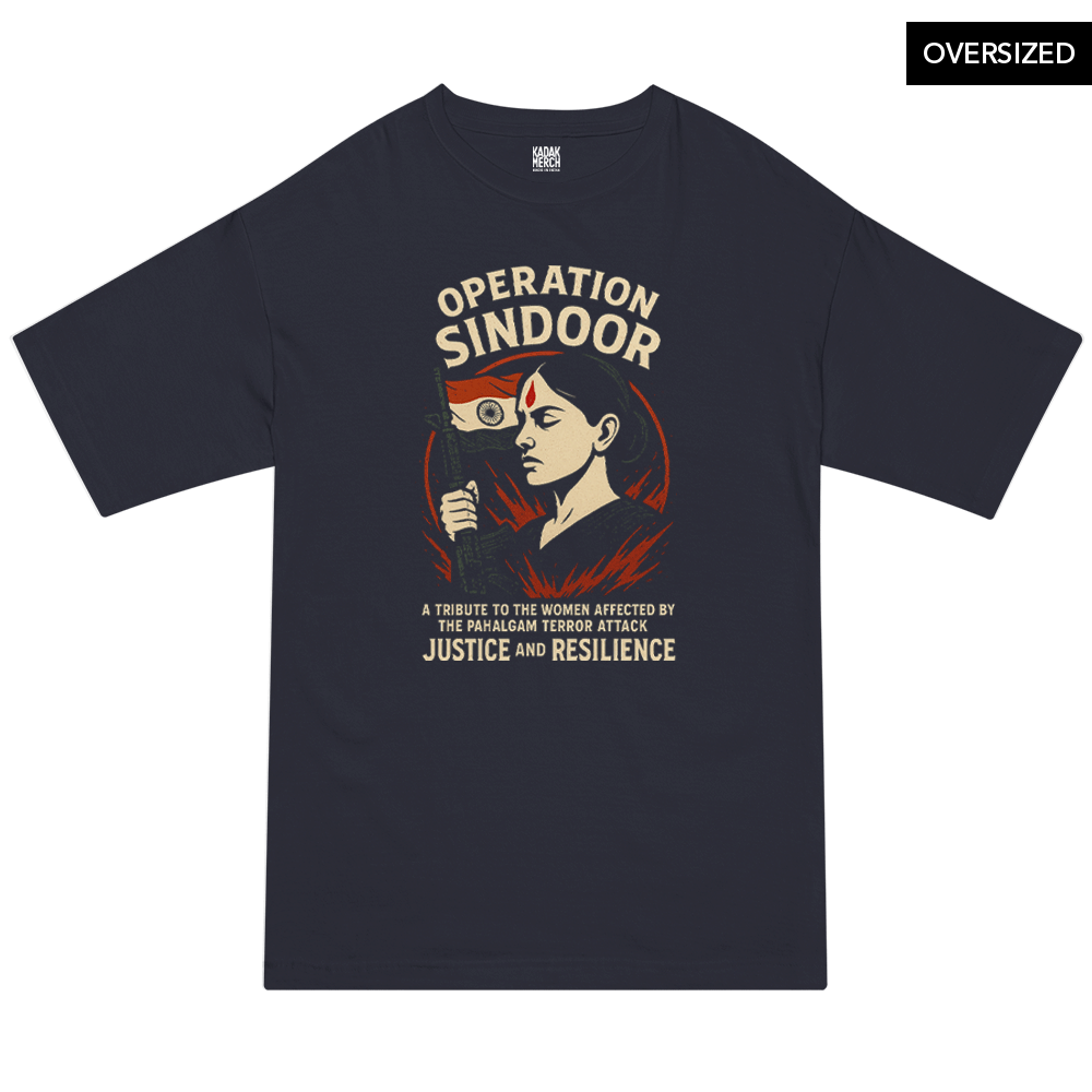 Operation Sindoor - Tribute Oversized T-Shirt