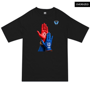 Blessings from Shiva Oversized T-Shirt - S / Black - Oversized T-Shirts