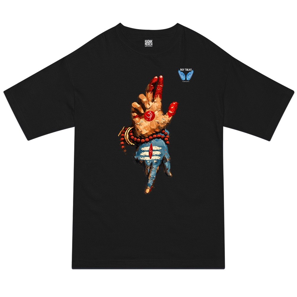 Shiva Mudra Oversized T-Shirt