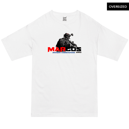Marcos The Deadliest Creatures In The Ocean Oversized T-Shirt S / White T-Shirts