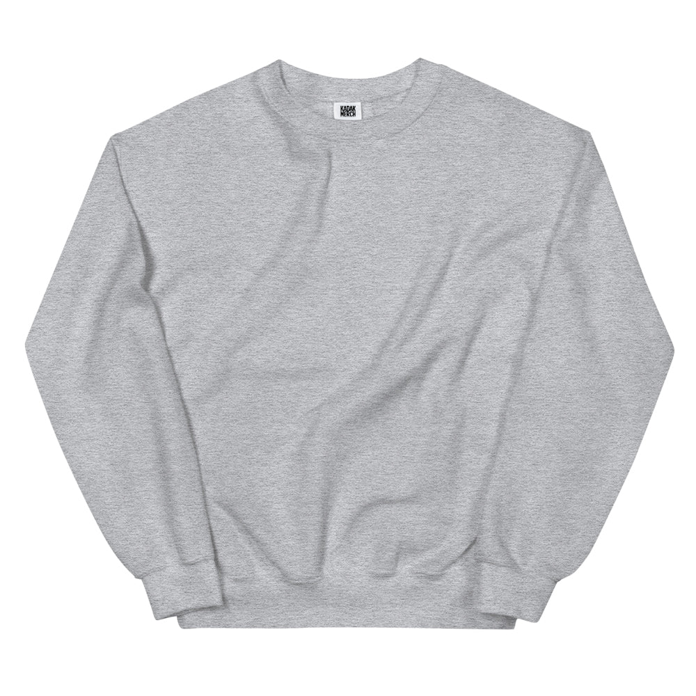 100% Cotton Basics Sweatshirt - Heather Grey