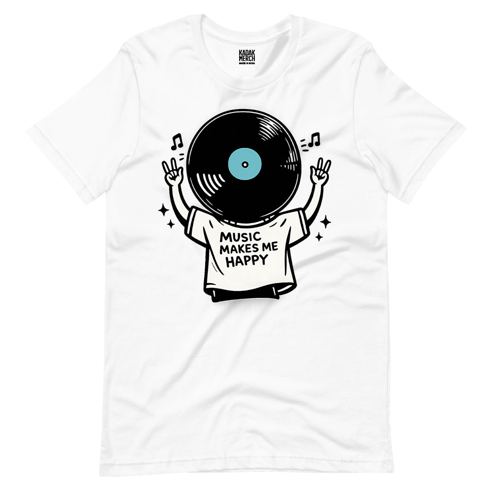 Music Makes Me Happy T-Shirt