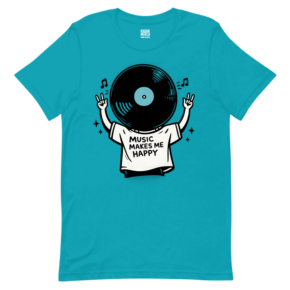 Music Makes Me Happy T-Shirt