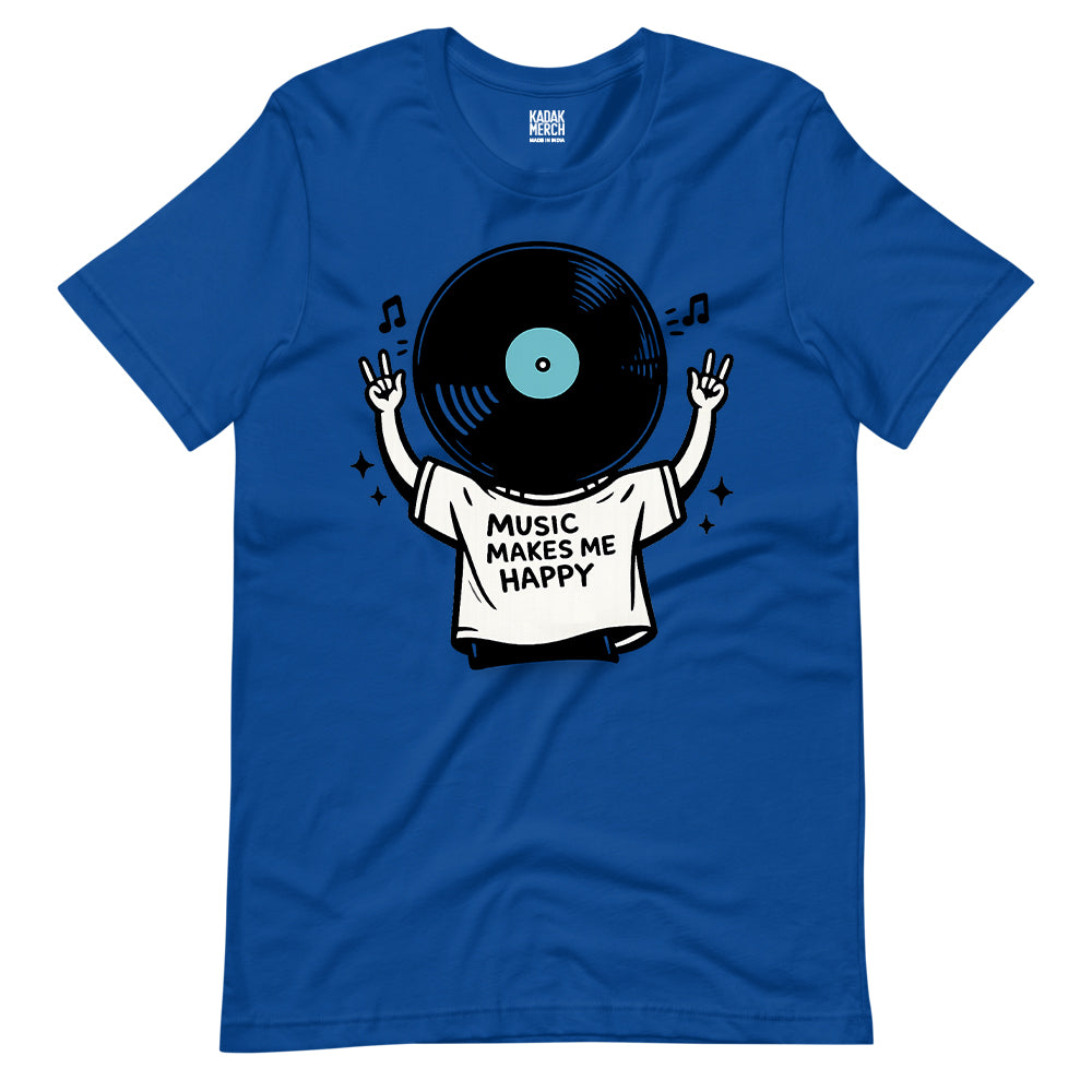 Music Makes Me Happy T-Shirt