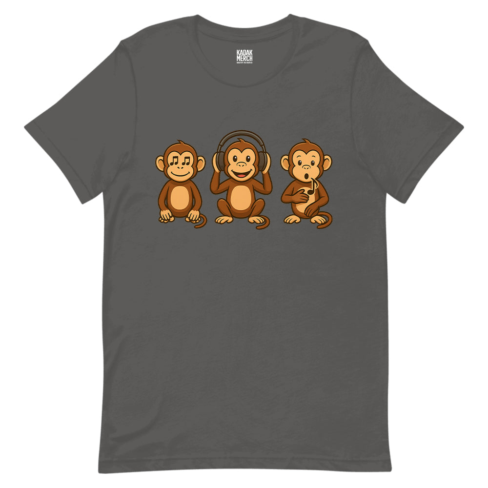 3 Musical Monkeys T-Shirt
