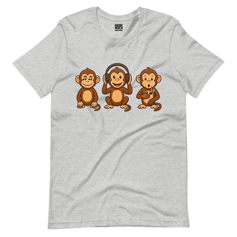 3 Musical Monkeys T-Shirt